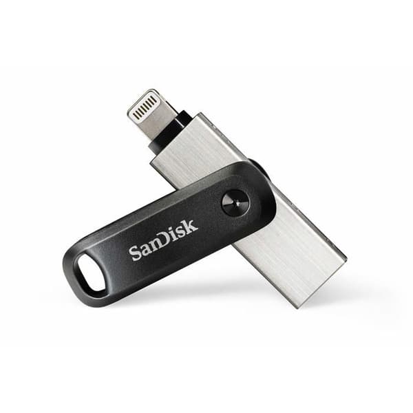 Sandisk iXPAND 128GB V2 USB-minne Grå, Silver