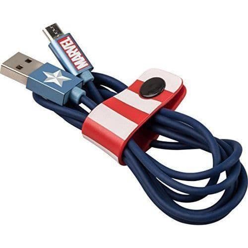 Tribe CMR21601 - ALLA - Marvel Micro Line 120 cm Micro USB-kabel för Samsung Mobiltelefon/Android