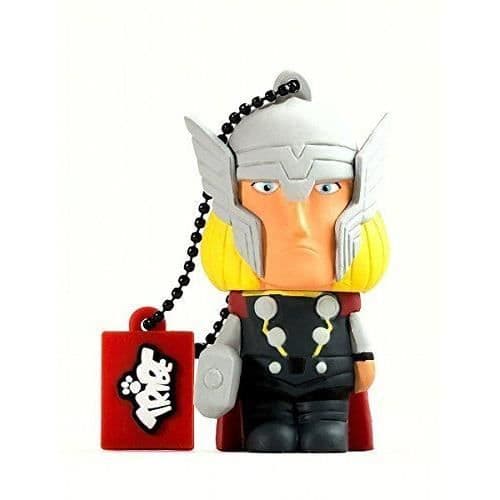 TRIBE 3D USB-nyckel - AVENGERS Thor - 16 GB Gul - 3D-format Svart, Grå, Gul