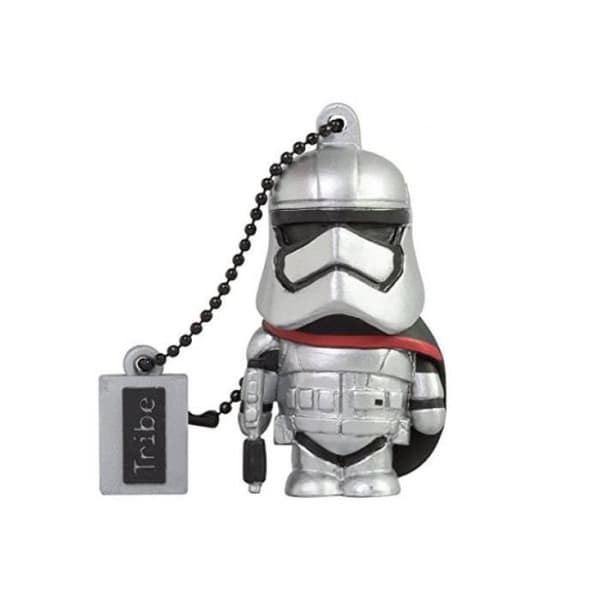 USB-nyckel - TRIBE - Starwars CaptainPhasma - 16 GB - USB 2.0 - Kompatibel MacOS, Windows, Linux Svart, Röd, Silver