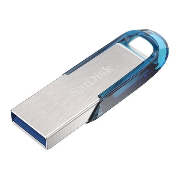 Ultra Flair USB Key - SANDISK - 32 GB - USB 3.0 - Blå Blå, Silver