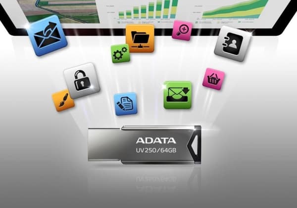 ADATA UV250 USB-flashdrev 32 GB USB Type-A 2.0 Sølv