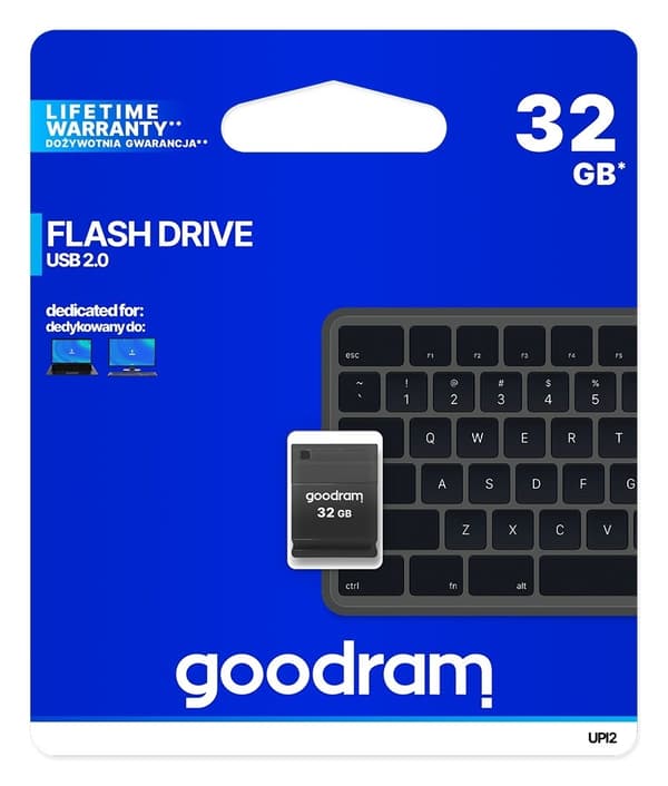 Goodram UPI2 USB-minne 32 GB USB Type-A 2.0 Svart