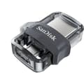 Miniatyrbild 2 av 7: SanDisk Ultra Dual m3.0 USB-minne 32 GB USB Type-A / Micro-USB 3.2 Gen 1 (3.1 Gen 1) Svart, Silver, Transparent