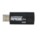 Miniatyrbild 4 av 4: USB-minne PATRIOT Rage Lite 512GB 120 MB/S USB 3.2 utdragbart Svart (PEF512GRLB32U)