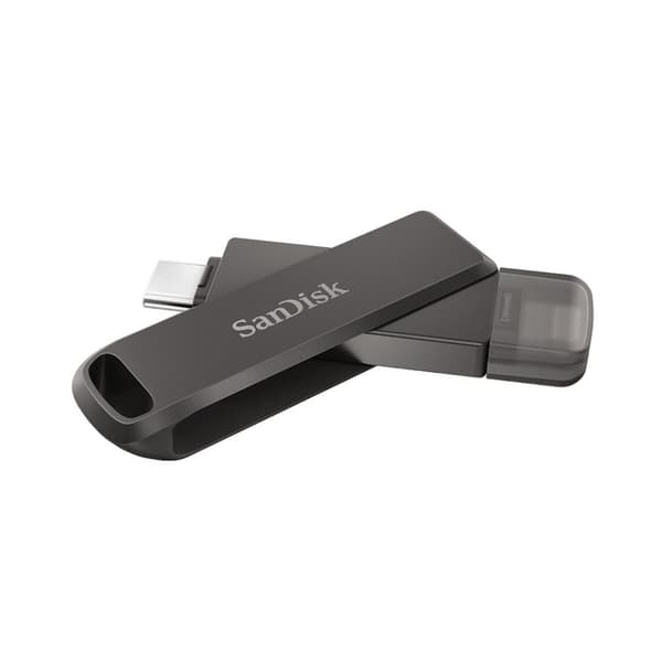 SanDisk iXpand USB-flashdrev 64 GB USB Type-C / Lightning 3.2 Gen 1 (3.1 Gen 1) Sort Sort