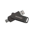 Miniatyrbild 4 av 4: USB-minne PATRIOT Rage R550 1TB 100 MB/S USB A+C Vridbar Design (PE1TR550DSAD) Svart