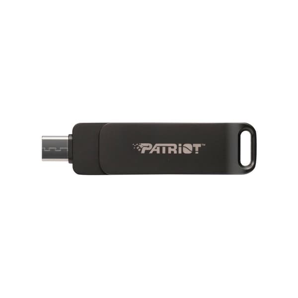 USB-minne PATRIOT Rage R550 1TB 100 MB/S USB A+C Vridbar Design (PE1TR550DSAD) Svart