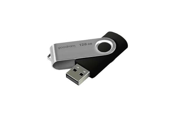 Goodram UTS2-1280K0R11 USB-minne 128 GB USB Type-A 2.0 Svart, Silver