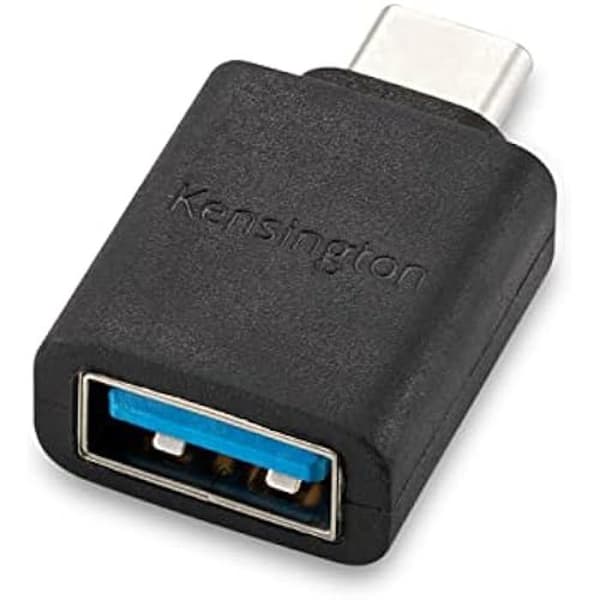 USB-C till USB-A-adapter - KENSINGTON - CA1010 - Plug & Play - 5 Gbit/s överföring - 5V/3A snabbladdning