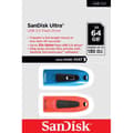 Miniatyrbild 2 av 3: USB-nyckel - SANDISK - SDCZ48-064G-G46BR2 - 64 GB - USB 3.0 - Läshastighet 130 MB/s