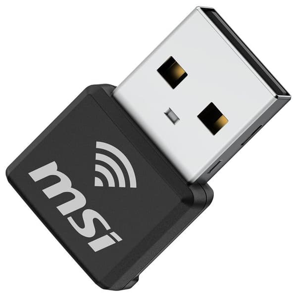 MSI USB WiFi 6 1800 Svart