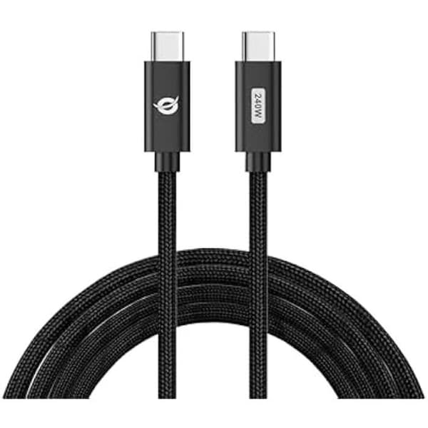 USB-C 3.1-kabel - CONCEPTRONIC - 1,20 m - 5 A - 480 Mbps - Svart