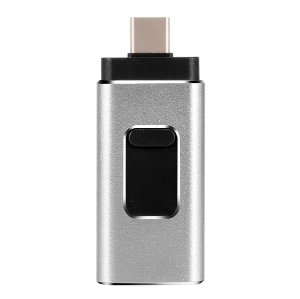 Flerfunktionellt 64GB USB-minne med anslutning för iPhone, Samsung, Android och USB-enheter – Kryptering & OTG-stöd
