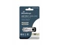 Miniatyrbild 4 av 4: MediaRange MR1952, 32 GB, USB Type-C, 3.2 Gen 1 (3.1 Gen 1), 70 MB/s, Sväng, Svart, Silver