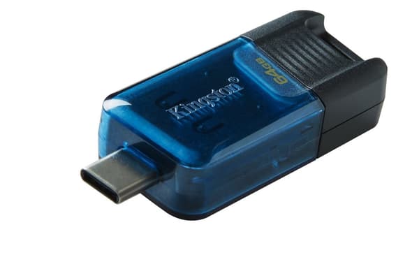 Kingston Technology DataTraveler 64GB 80M 200MB/s USB-C 3.2 Gen 1