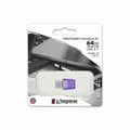 Miniatyrbillede 3 af 3: USB-stik Kingston microDuo 3C 64 GB Lilla