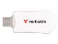 Miniatyrbild 2 av 5: Verbatim 30229, 128 GB, USB Type-C, 3.2 Gen 1 (3.1 Gen 1), 100 MB/s, Utan skyddshatt, Vit