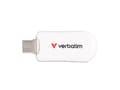 Miniatyrbild 1 av 5: Verbatim 30229, 128 GB, USB Type-C, 3.2 Gen 1 (3.1 Gen 1), 100 MB/s, Utan skyddshatt, Vit