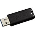 Miniatyrbild 1 av 2: VERBATIM Store 'n' Go Pin Stripe USB-enhet - 256 GB - Svart