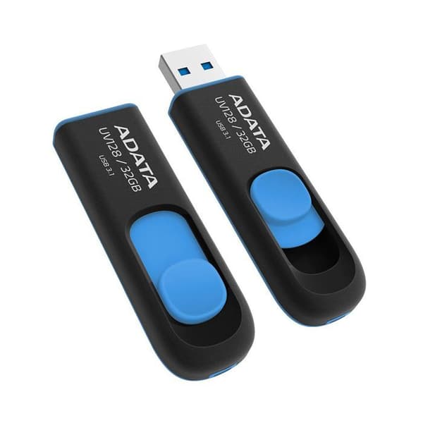 ADATA UV128 32GB USB 3.0 USB-minne Svart/Blå