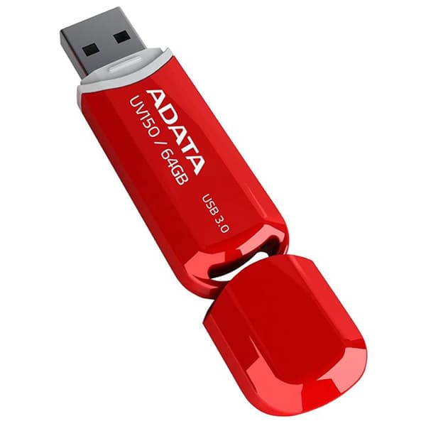 ADATA USB-minne 64GB USB3.0 UV150 Röd - AUV150-64G-RRD Röd
