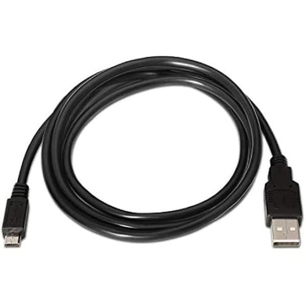 AISENS A101 – 0029 – 3 m USB 2.0-kabel för mobil, svart