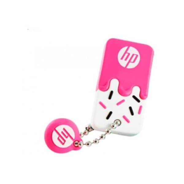 HP 32GB V178W ROSA USB 2.0-nyckel - 32 GB lagringskapacitet - USB 2.0-gränssnitt - HP-märke Rosa, Vit