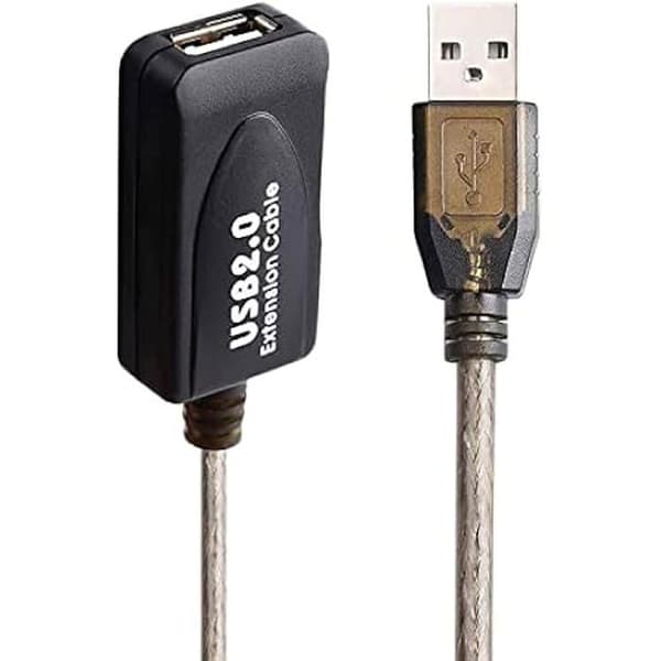 USB 2.0 förlängningskabel - Ewent - 20 meter - Universal - Svart