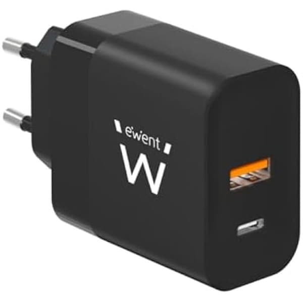 USB-kabel - Ewent - EW1327 - Svart - USB 2.0 Svart