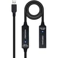 Miniatyrbild 1 av 2: NanoCable 10.01.0312 - USB 3.0 förlängningskabel med förstärkare, typ A/M-A-A/F, 10m