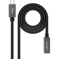 Miniatyrbild 1 av 2: NANOCABLE 10.01.4401 - USB 3.2 Gen2x2 20Gbps 3A, 4K/60Hz kabel, USB-C hane till USB-C hona, svart, 1 m