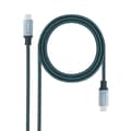 Miniatyrbild 1 av 2: NANOCABLE 10.01.4103-COMB - USB 3.2 Gen2x2 20Gbps 5A/100W, 4K/60Hz, USB-C hane till USB-C hankabel, svart, 3 m