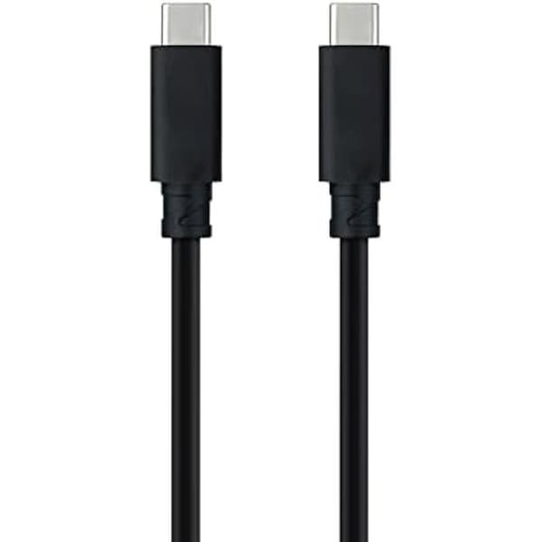 NANOCABLE 10.01.4103 - USB 3.2 Gen2x2 20Gbps 5A/100W, 4K/60Hz, USB-C hane till USB-C hankabel, svart färg, 3 m