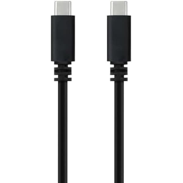 NANOCABLE 10.01.2301-L150 - USB-C till USB-C 3A-kabel, för mobiltelefoner, surfplattor, bärbara datorer, etc. USB 2.0, laddning