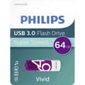 Miniatyrbild 3 av 4: USB-nyckel - PHILIPS - Vivid - 64 GB - USB 3.0 - Färg lila