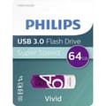 Miniatyrbild 2 av 4: USB-nyckel - PHILIPS - Vivid - 64 GB - USB 3.0 - Färg lila