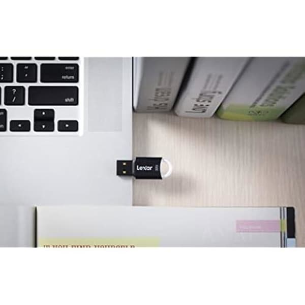 128GB Jumpdrive V40 Lexar 2.0 USB-minne Svart