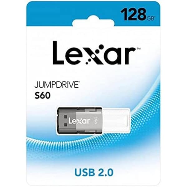 Lexar Jumpdrive S60-128GB USB-minne - USB 2.0 - Plug and Play