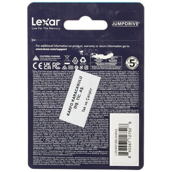 Lexar Cle USB 128Go V400 JumpD