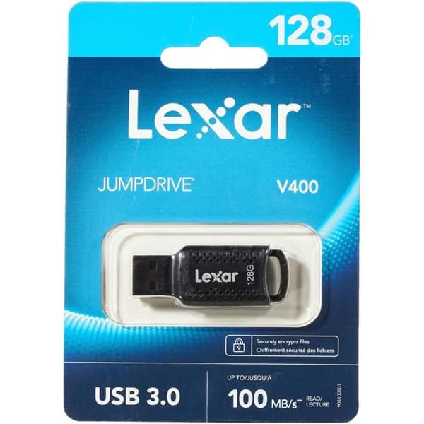Lexar Cle USB 128Go V400 JumpD Svart