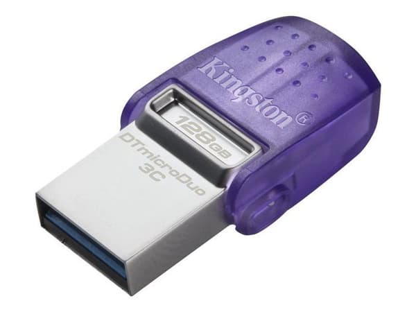 LAGRING, Usb-minnen, 128 GB, Kingston 128 GB Dt Microduo 3c Dual A+C
