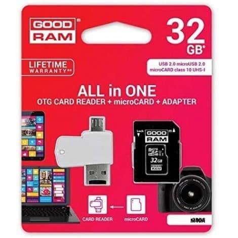OTG USB-nyckel - GOODRAM - 32GB - USB och Micro USB - 100MB/s överföring - 5 års garanti