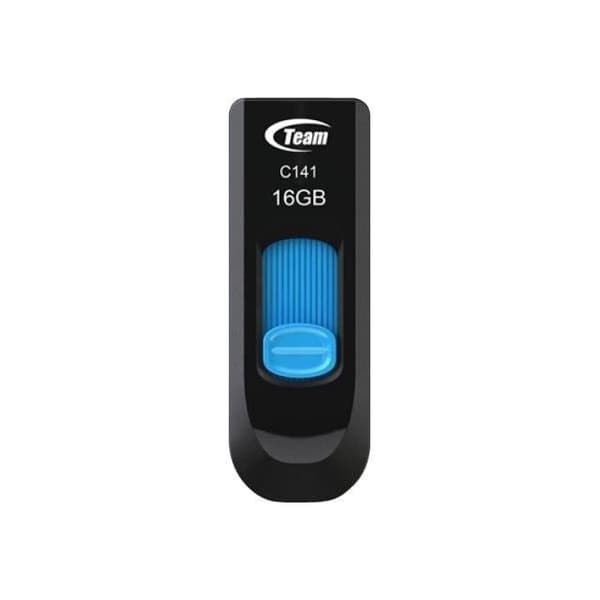 USB-nyckel - TEAM - USB Disk C141 - 16 GB - USB 2.0 - Blå