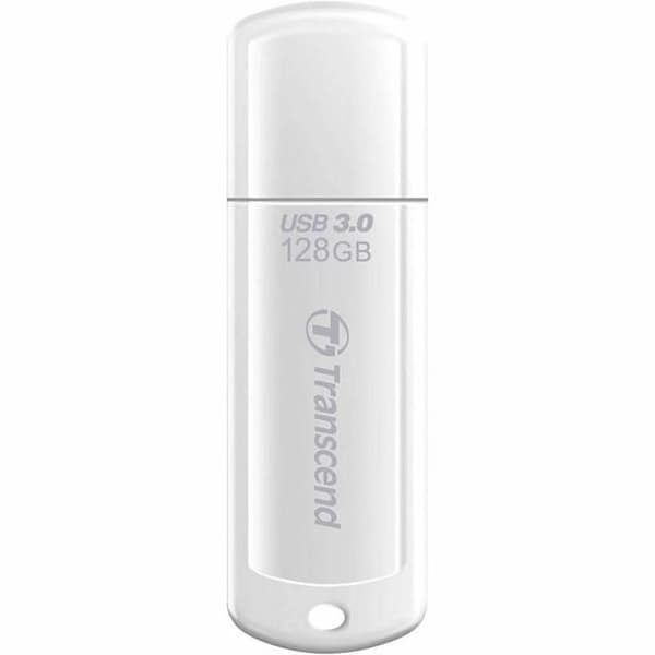 TRANSCEND JETFLASH 730 USB-nyckel - 128 GB - Vit - USB 3.0