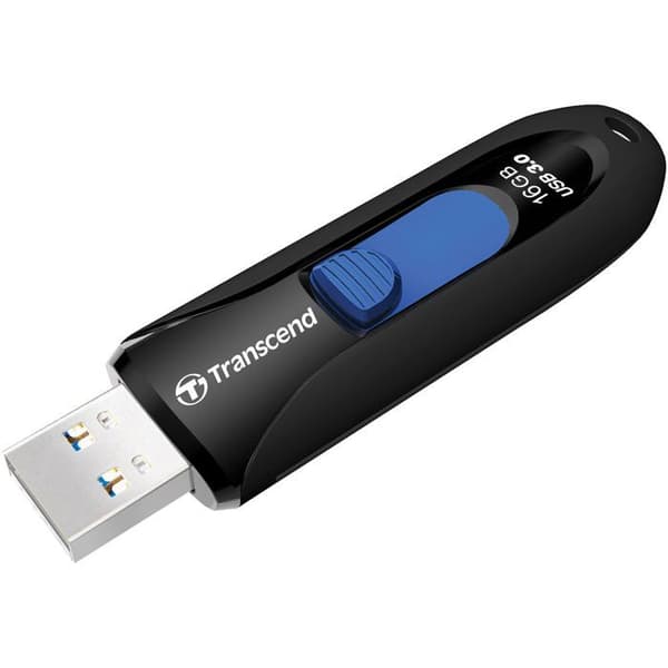 TRANSCEND JETFLASH 790 USB-nyckel - 16 GB - Svart Svart