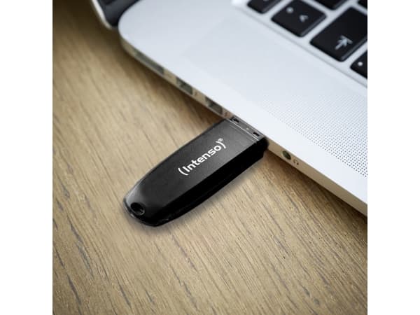 Intenso 3533495, 128 GB, USB Type-A, 3.2 Gen 1 (3.1 Gen 1), 70 MB/s, Keps, Svart