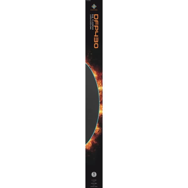 DFP430 RGB gaming golvmatta, USB-C, 1100x1100x3mm, svart/RGB