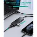 Miniatyrbild 2 av 3: SiGN USB-A Hubb, 4xUSB-A 3.0 - Svart