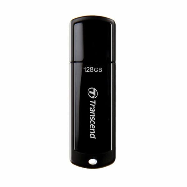 TRANSCEND JETFLASH 700 USB-nyckel - 128 GB - Svart - USB 3.0